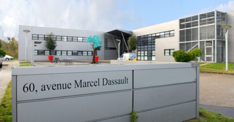 Bâtiment dans le quartier des 2 Lions, à Tours, abritant le siège de la Métropole